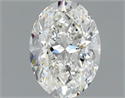Natural Diamond 0.90 Carats, Oval with  Cut, G Color, VS1 Clarity and Certified by GIA