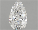 Diamante Natural 0.70 quilates, De pera , Color E, claridad VS2 y certificado GIA