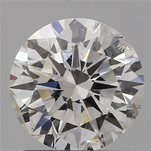 Picture of Natural Diamond 1.01 Carats, Round with Excellent Cut, H Color, I1 Clarity and Certified by GIA