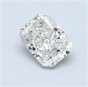 0.80 Carats, Radiant Diamond with  Cut, I Color, SI1 Clarity and Certified by GIA