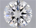 Natural Diamond 0.58 Carats, Round with Excellent Cut, G Color, VS1 Clarity and Certified by GIA