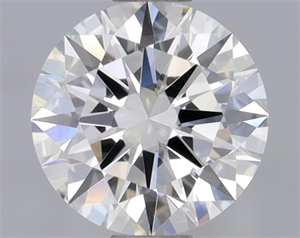 Picture of Natural Diamond 0.58 Carats, Round with Excellent Cut, G Color, VS1 Clarity and Certified by GIA