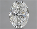 Diamante Natural 0.76 quilates, Ovalado , Color G, claridad SI2 y certificado GIA