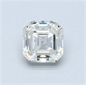 Diamante Natural 0.62 quilates, Asscher , Color J, claridad VS1 y certificado GIA