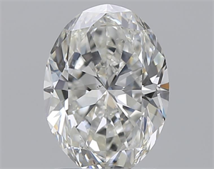 Picture of Natural Diamond 1.51 Carats, Oval with  Cut, G Color, SI1 Clarity and Certified by GIA