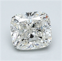 Natural Diamond 1.51 Carats, Cushion with  Cut, H Color, VS2 Clarity and Certified by GIA