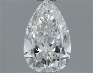 Foto Diamante Natural 0.50 quilates, De pera , Color F, claridad SI2 y certificado GIA de