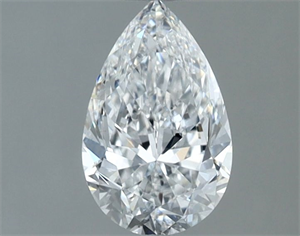 Picture of Natural Diamond 0.71 Carats, Pear with  Cut, E Color, SI1 Clarity and Certified by GIA