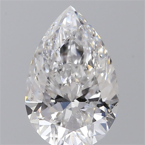 Foto Diamante Natural 1.20 quilates, De pera , Color D, claridad SI2 y certificado GIA de
