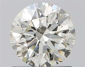Picture of Natural Diamond 1.00 Carats, Round with Very Good Cut, I Color, SI1 Clarity and Certified by IGI