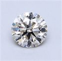 Diamante Natural 0.90 quilates, Redondo , Color J, claridad VS2 y certificado GIA