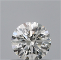 Natural Diamond 0.44 Carats, Round with Excellent Cut, G Color, VVS2 Clarity and Certified by IGI