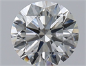 Diamante Natural 1.51 quilates, Redondo , Color H, claridad SI1 y certificado GIA