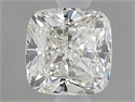 Natural Diamond 0.91 Carats, Cushion with  Cut, J Color, VVS2 Clarity and Certified by GIA