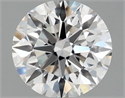 Lab Grown Diamond 1.52 Carats, Round with Excellent Cut, F Color, VVS2 Clarity and Certified by IGI