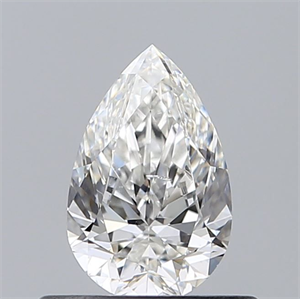 Picture of Natural Diamond 0.50 Carats, Pear with  Cut, F Color, SI2 Clarity and Certified by GIA