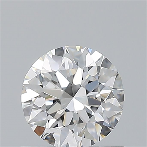 Foto Diamante Natural 0.70 quilates, Redondo , Color E, claridad VS2 y certificado GIA de