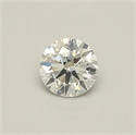Natural Diamond 0.40 Carats, Round with Excellent Cut, E Color, SI2 Clarity and Certified by GIA