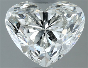 Picture of Natural Diamond 2.00 Carats, Heart with  Cut, G Color, SI2 Clarity and Certified by IGI