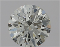 Diamante Natural 0.42 quilates, Redondo , Color I, claridad IF y certificado GIA