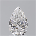 Natural Diamond 1.50 Carats, Pear with  Cut, E Color, VVS2 Clarity and Certified by GIA