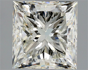 Picture of Natural Diamond 1.70 Carats, Princess with  Cut, K Color, VS2 Clarity and Certified by GIA