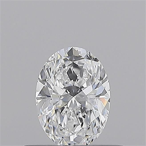 Picture of Natural Diamond 0.50 Carats, Oval with  Cut, D Color, VVS2 Clarity and Certified by GIA