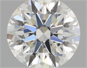 Diamante Natural 0.78 quilates, Redondo , Color H, claridad VVS2 y certificado GIA