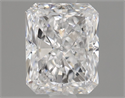 Natural Diamond 0.70 Carats, Radiant with  Cut, D Color, VVS2 Clarity and Certified by GIA