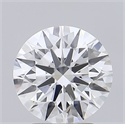 Lab Grown Diamond 2.55 Carats, Round with Ideal Cut, D Color, IF Clarity and Certified by IGI