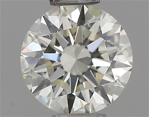 Picture of Natural Diamond 0.40 Carats, Round with Excellent Cut, J Color, VVS2 Clarity and Certified by IGI