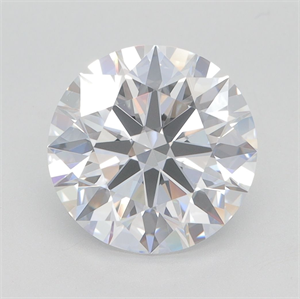 Picture of Lab Grown Diamond 3.37 Carats, Round with Excellent Cut, D Color, VVS2 Clarity and Certified by GIA