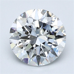 Foto Diamante Natural 1.90 quilates, Redondo , Color D, claridad VVS1 y certificado GIA de