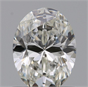 Diamante Natural 0.71 quilates, Ovalado , Color H, claridad VVS1 y certificado GIA