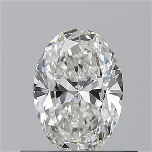 Foto Diamante Natural 0.50 quilates, Ovalado , Color G, claridad VS2 y certificado GIA de