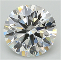 Del inventario de diamantes de laboratorio, 2.53 quilates, Redondo , Color F, claridad VS2 y certificado IGI