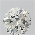 Natural Diamond 1.30 Carats, Round with Excellent Cut, K Color, SI1 Clarity and Certified by GIA