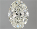 Natural Diamond 0.80 Carats, Oval with  Cut, K Color, VVS2 Clarity and Certified by GIA