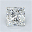 Diamante Natural 1.52 quilates, Princesa , Color H, claridad VS1 y certificado GIA