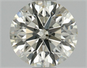 Natural Diamond 0.80 Carats, Round with Excellent Cut, L Color, SI1 Clarity and Certified by GIA