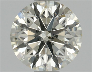 Picture of Natural Diamond 0.80 Carats, Round with Excellent Cut, L Color, SI1 Clarity and Certified by GIA