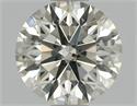 Natural Diamond 0.80 Carats, Round with Excellent Cut, L Color, SI1 Clarity and Certified by GIA