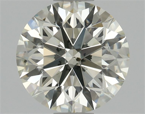 Picture of Natural Diamond 0.80 Carats, Round with Excellent Cut, L Color, SI1 Clarity and Certified by GIA