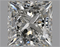 Diamante Natural 1.51 quilates, Princesa , Color F, claridad SI2 y certificado HRD