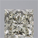Natural Diamond 0.81 Carats, Princess with  Cut, I Color, VS1 Clarity and Certified by IGI