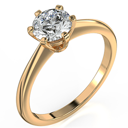 Picture of Solitaire engagement ring setting for rounds & ovals