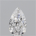 Diamante Natural 0.50 quilates, De pera , Color D, claridad VVS2 y certificado GIA