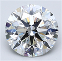 Diamante Natural 3.23 quilates, Redondo , Color H, claridad SI1 y certificado GIA