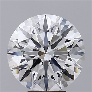 Picture of Lab Grown Diamond 6.12 Carats, Round with Ideal Cut, E Color, VVS2 Clarity and Certified by IGI