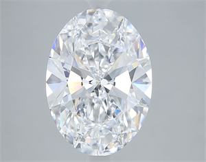 Picture of Natural Diamond 4.01 Carats, Oval with  Cut, D Color, FL Clarity and Certified by GIA
